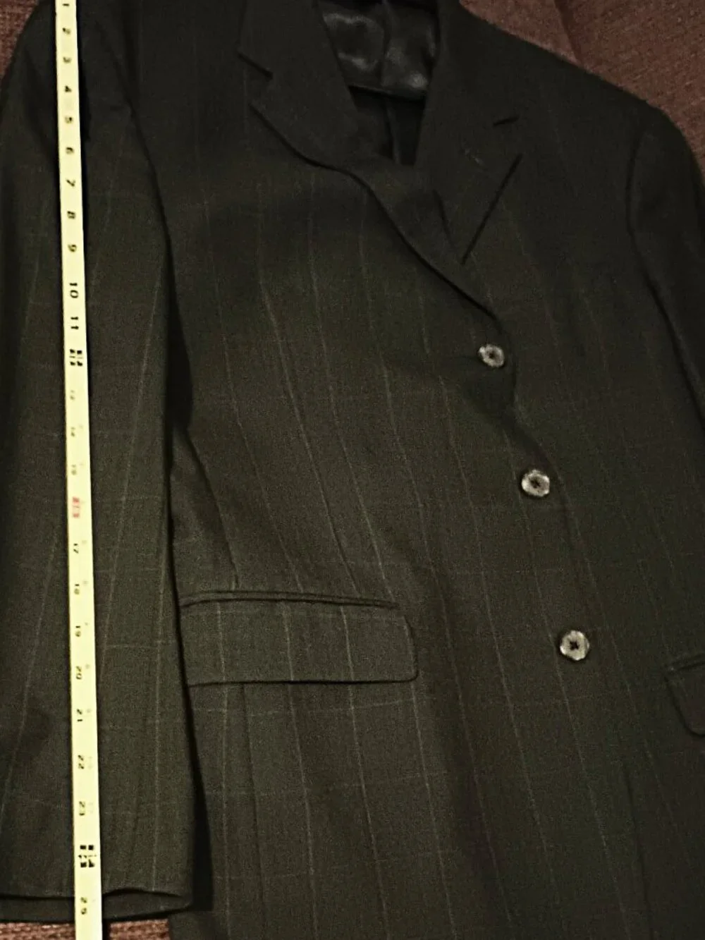 Hawksley & Wight Men Grayish Green Suit Jacket Only 44L
